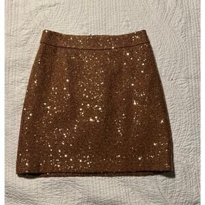 Loft Gold Glitter Skirt